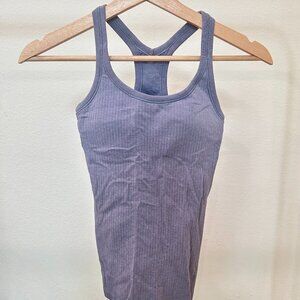 LULULEMON Ebb to Street Tank Top Light Support PURPLE, BARELY WORN, SIZE 2